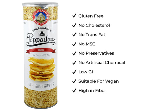 Poppadoms Chips - Original